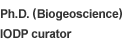 Ph.D. (Biogeoscience)/IODP curator