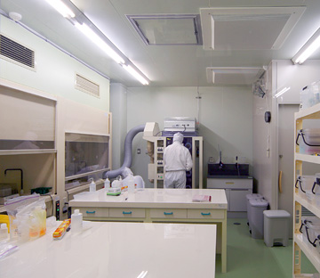 Sample preparation room