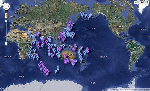 DSDP, ODP, IODP cores in KCC